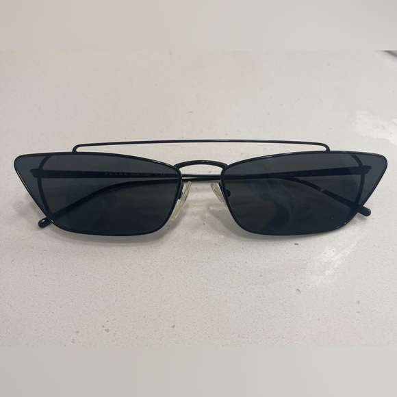 PRADA spr64u Cat Eye Aviator Sunglasses “Ultravox” - Picture 3 of 10